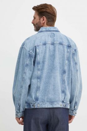 BOSS geacă din denim bărbați, de tranziție, oversize, 50514236