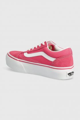 Vans tenisi copii UY Old Skool Platform culoarea roz