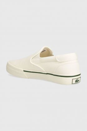 Lacoste tenisi Jump Serve Logo Textile Slip On barbati, culoarea bej, 47CMA0037