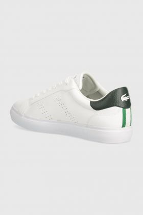 Lacoste sneakers din piele Powercourt 2.0 Leather culoarea alb, 47SMA0110