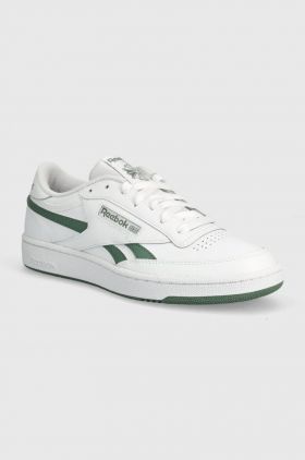 Reebok Classic sneakers din piele Club C culoarea alb, 100074230