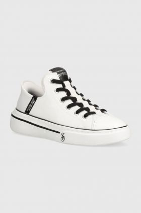 Skechers tenisi SKECHERS X SNOOP DOGG barbati, culoarea alb