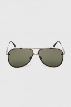 Tom Ford ochelari de soare barbati, culoarea argintiu, FT1071_6214N