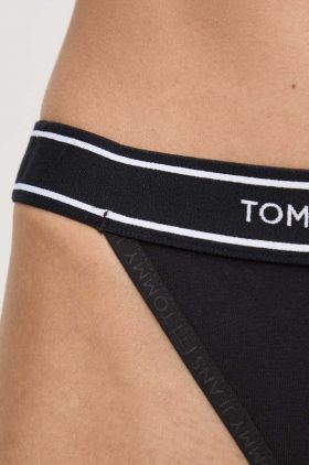 Tommy Jeans tanga culoarea negru, UW0UW05122