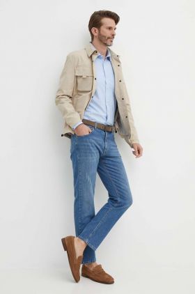 Aeronautica Militare camasa din bumbac barbati, cu guler clasic, regular, CA1245CT3289