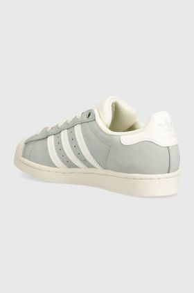 adidas Originals adidași din nubuc Superstar W culoarea gri, IE3038