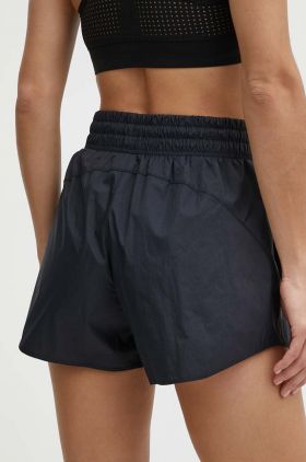 Under Armour pantaloni scurți de antrenament Flex culoarea negru, neted, high waist