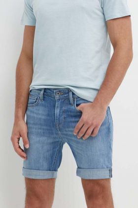 Pepe Jeans pantaloni scurti jeans SLIM SHORT barbati, PM801080MN8