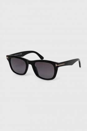 Tom Ford ochelari de soare barbati, culoarea negru, FT1076_5401B