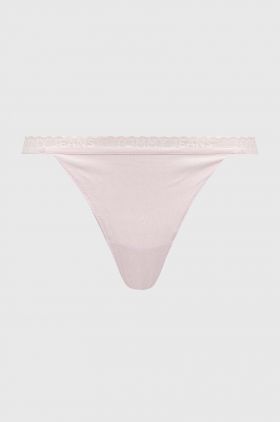 Tommy Jeans tanga 3-pack culoarea violet, UW0UW05017