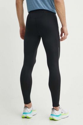 Reebok leggins de alergare Speed culoarea negru, neted, 100075484
