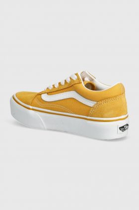 Vans tenisi copii UY Old Skool Platform culoarea galben