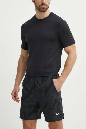 Reebok pantaloni scurți de antrenament Strength culoarea negru, 100075482