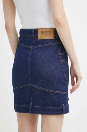 Moschino Jeans fusta jeans mini, creion