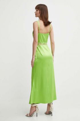 Never Fully Dressed rochie culoarea verde, maxi, evazati