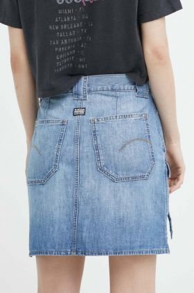 G-Star Raw fusta jeans mini, drept, D24887-D539