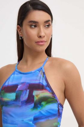 Casall costum de baie dintr-o bucată High Neck Printed cupa moale