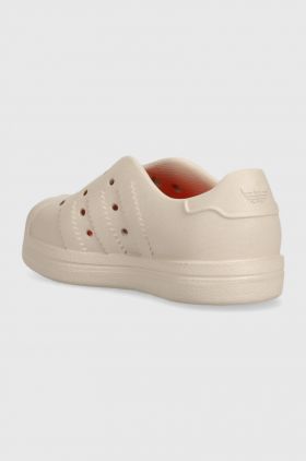 adidas Originals sneakers pentru copii culoarea bej