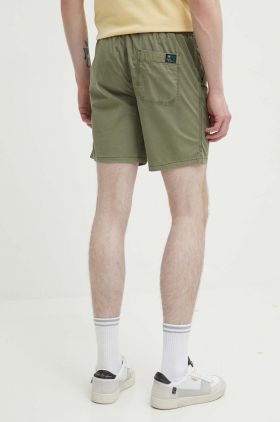 Superdry pantaloni scurti barbati, culoarea verde