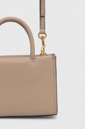 Tory Burch poseta Ella Bio Mini Tote culoarea bej, 145613.201