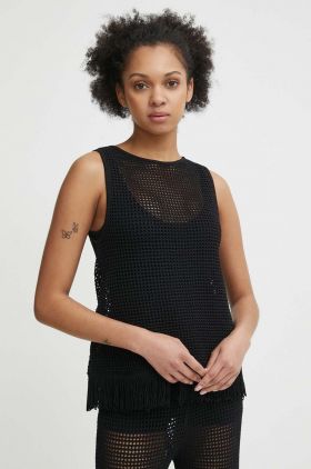 Sisley top femei, culoarea negru