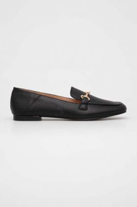 Answear Lab mocasini femei, culoarea negru, cu toc plat