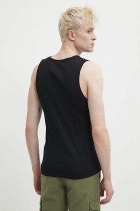 Solid tricou barbati, culoarea negru