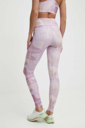 Fila leggins de antrenament Tavel culoarea violet, modelator, FAW0721