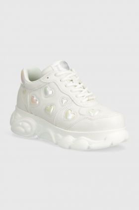 Buffalo sneakers Cld Corin Heart culoarea alb, 1636158