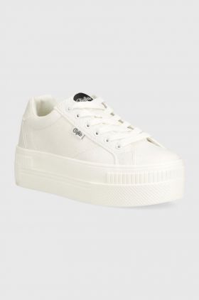 Buffalo sneakers Paired culoarea alb, 1636131.WHT