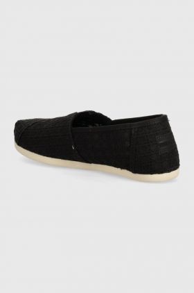 Toms tenisi Alpargata culoarea negru, 10020676