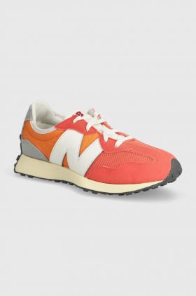 New Balance sneakers pentru copii GS327RF culoarea portocaliu