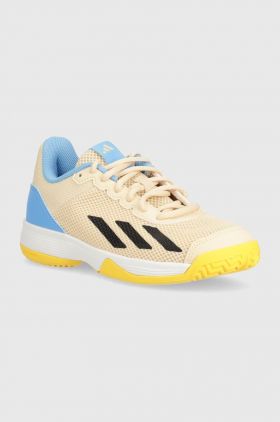 adidas Performance sneakers pentru copii culoarea bej