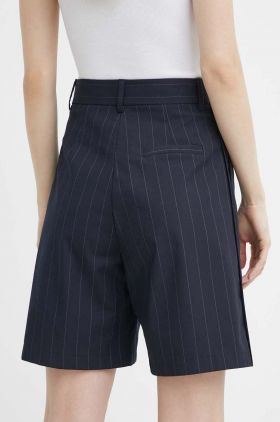 Alohas pantaloni scurti femei, culoarea albastru marin, modelator, high waist