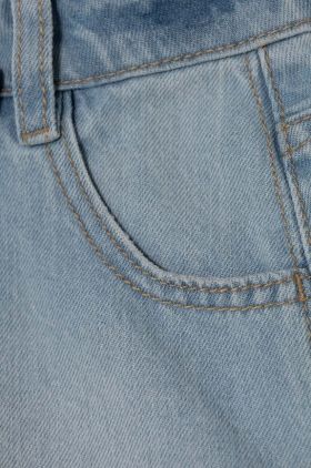 United Colors of Benetton pantaloni scurti din denim pentru copii neted, talie reglabila