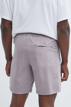 adidas Originals pantaloni scurti din bumbac culoarea violet, IS1732