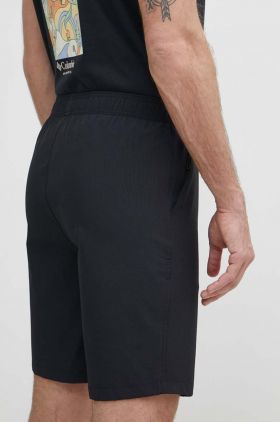 Picture pantaloni scurți outdoor Lenu Stretch culoarea negru, MSH099