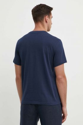 North Sails tricou din bumbac barbati, culoarea albastru marin, cu imprimeu, 692988