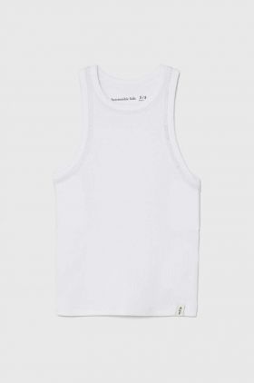 Abercrombie & Fitch top copii culoarea alb