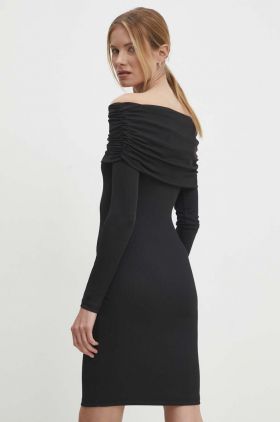 Answear Lab rochie culoarea negru, mini, mulata