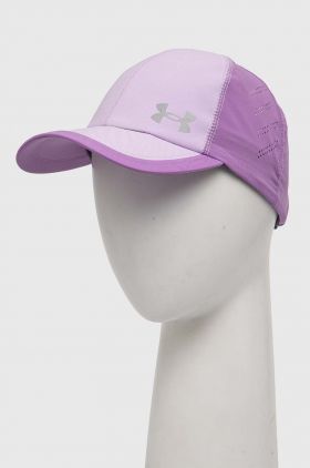 Under Armour sapca Iso Chill Launch culoarea violet, modelator