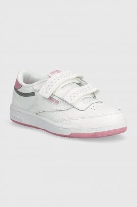 Reebok Classic teniși din piele copii Club C culoarea alb, 100075110