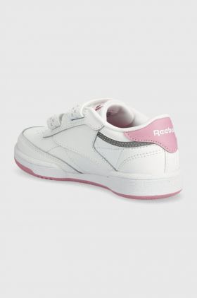 Reebok Classic teniși din piele copii Club C culoarea alb, 100075110