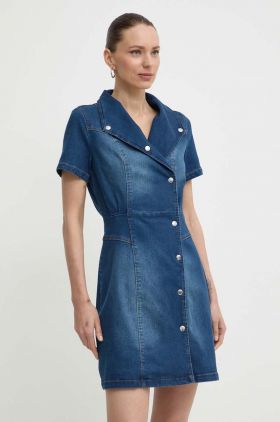 Morgan rochie jeans REIMS mini, evazati, REIMS