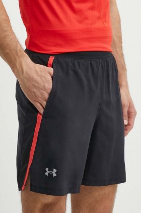 Under Armour pantaloni scurți de alergare Launch culoarea negru