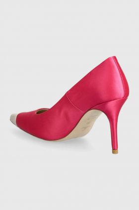 Custommade pantofi cu toc Aljo culoarea roz, 000403014.155