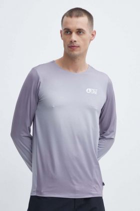 Picture longsleeve sport Osborn Printed culoarea violet, modelator, MTS1074