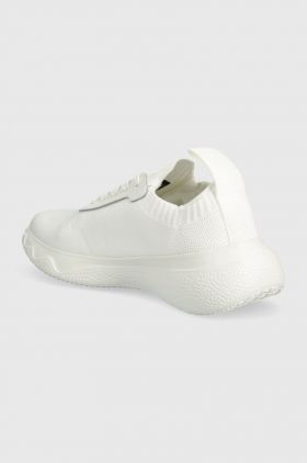 Tommy Jeans sneakers TJW KNIT RUNNER culoarea alb, EN0EN02564