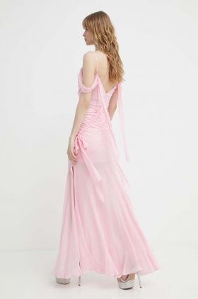 Aniye By rochie culoarea roz, maxi, mulata, 185209