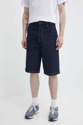 Dickies pantaloni scurti jeans MADISON barbati, culoarea albastru marin, DK0A4YSY